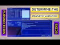 Determine The Magnetic Variation On ECDIS