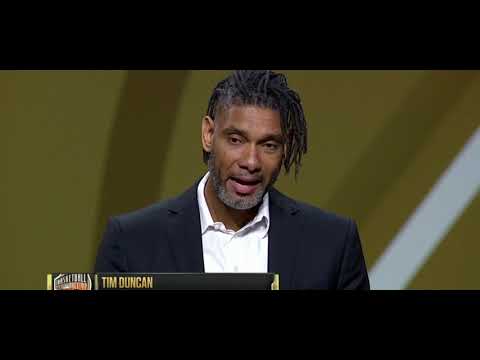 Tim Duncan's Hall of Fame Induction Speech 05/15/2021