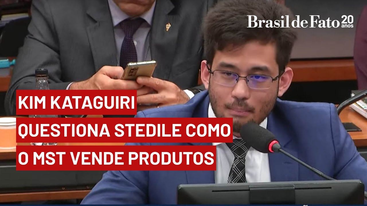 Kim Kataguiri questiona Stedile como o MST vende produtos #cpidomst