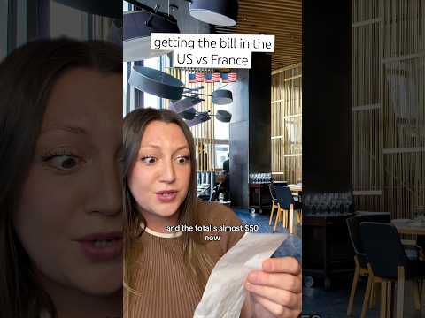 getting the bill in the US vs France #france #french #usa #american #cultureshock #livingabroad