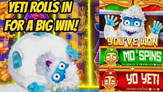 MY YETI ROLLS TO A BIG WIN BONUS!
