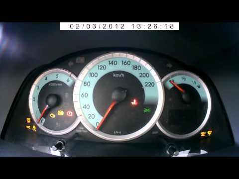 Toyota Corolla Verso 2005 D4D 2.0 Diesel Cold Start -17C