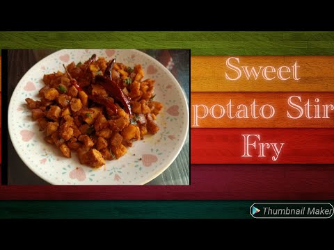 Sweet Potato Stir Fry || Quick Healthy Recipe ||...
