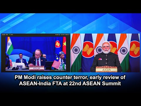 PM Modi raises counter terror, early review of ASEAN India FTA at 22nd ASEAN Summit