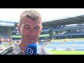 Marinus Dijkhuizen was ondanks de 4-1 nederlaag toch tevreden over zijn ploeg Excelsior