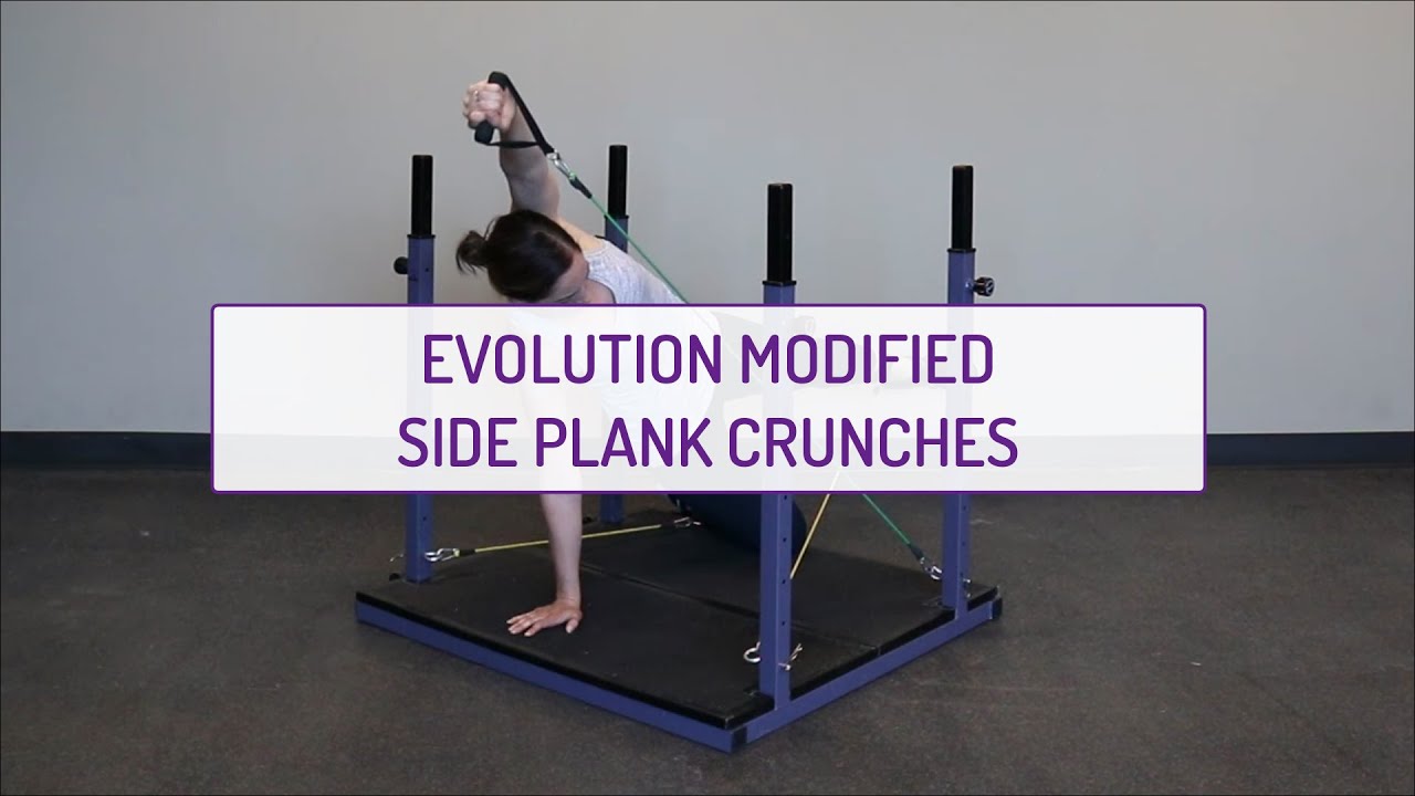 Evolution Modified Side Plank Crunches