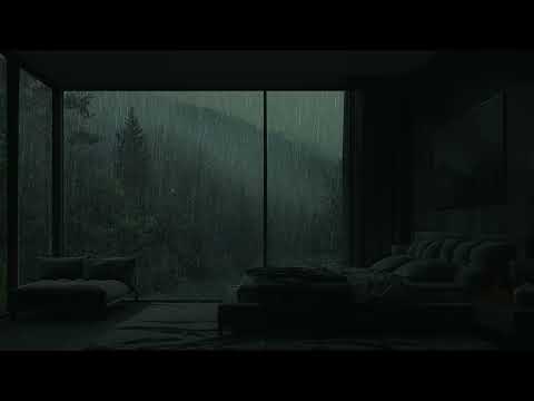 Rain Sounds Covers the Narrow Room Ambience - Lying in Attic and Listening to Rain Falling on Window