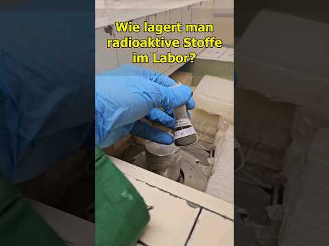 Wie lagern wir Radioaktive Stoffe? #chemie #science #radioaktivität #uran uran