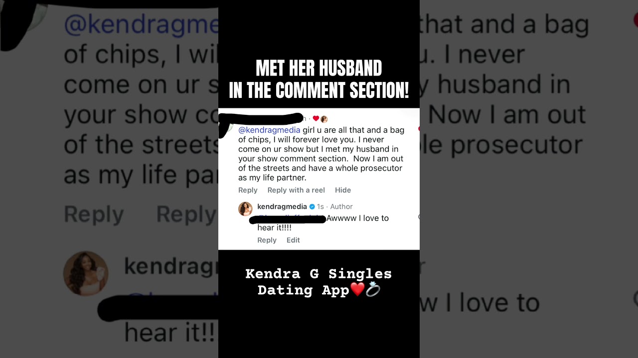 Your Wife Or Husband just might be in the comment section!!! KENDRA G SINGLES DATING APP! 💍❤️💍❤️💍