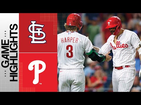 Cardinals vs. Phillies Game Highlights (8/26/23) | MLB Highlights