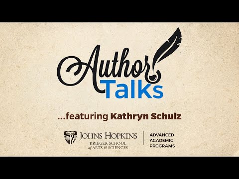 Pulitzer Prize winning journalist Kathryn Schulz on her craft, and her new memoir, 