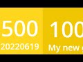 500 Subscribers Special NUMBERS 1 To 500