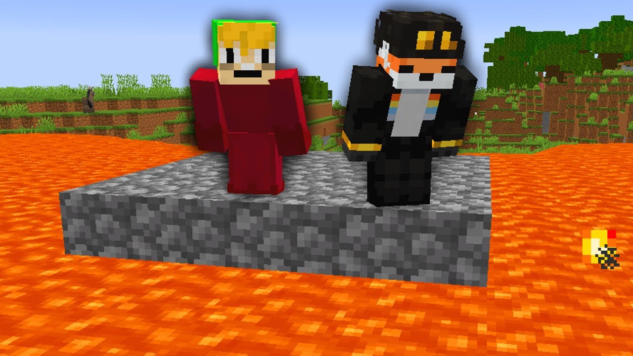 Minecraft but the Floor is Lava