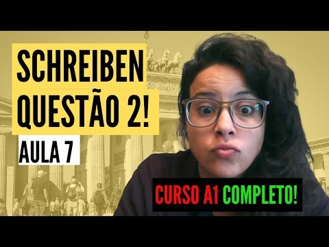 Escrevendo cartas formais e informais em alemão | SCHREIBEN QUESTÃO 2 | Aula #07 (2024)