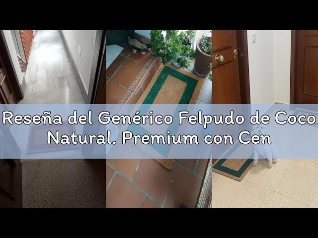 Vídeo relacionado con mundohuevo Felpudo Original con Frase Divertida No vendras a Tocar? | Fibra de Coco sintético | 60x40 cm |Antideslizante | Regalo Divertido para Amigos y Familia