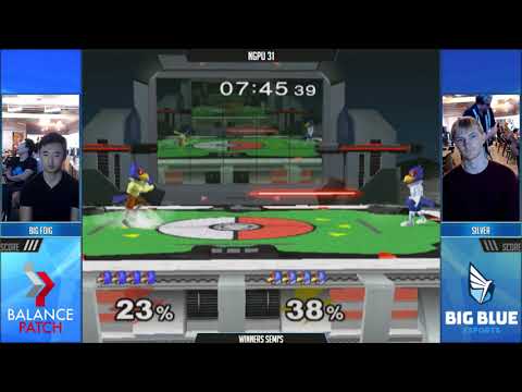 NGPU 31 SSBM - BigFoig (Blue Falco) vs. GVS | Silver Alloy (Falco, Marth) - Melee LQF