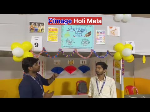 Holi Mela Food Stall Preparation by BBA 5th SEM Students