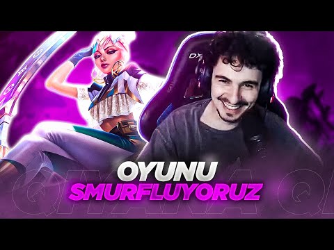 Naru | Qiyana Mid Lane | Oyunu Smurfluyoruz!