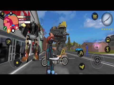 US Police Stickman Rope Hero Vice Town Crime Simulator