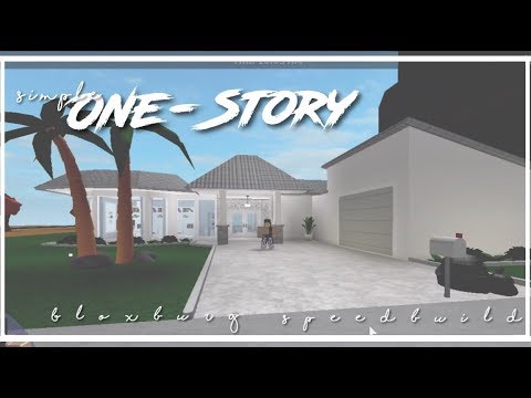 One Story House Bloxburg Modern