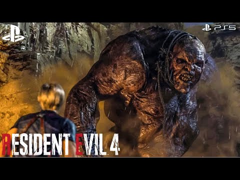 Resident Evil 4 Remake - El Gigante Boss Fight (Giant Quarry Boss)