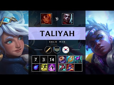 Taliyah Mid vs Ekko - KR Challenger Patch 25.11