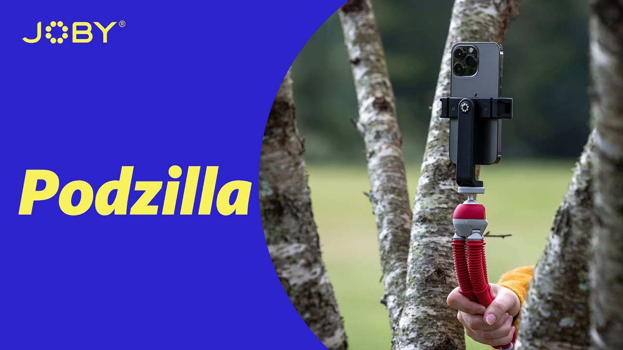 PodZilla™ Flexible Tripod Medium Kit Gray - JB01731-BWW | Joby Global