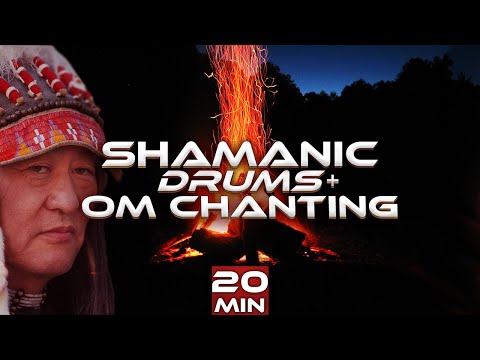 Meditation Music (432hz) | Shamanic Drums With Aum/Om Chanting In A Forest | 20 Minutes