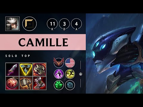 Camille Top vs Kled - NA Grandmaster Patch 25.13