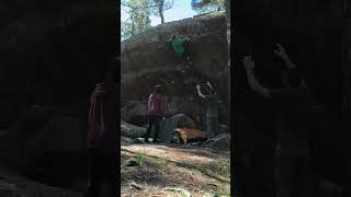 Video thumbnail of Trio sexual, 6c. Albarracín