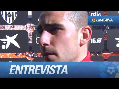 Entrevista a Paco Alcácer tras el Valencia CF (2-2) Rayo Vallecano