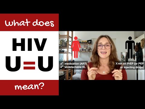 what does U=U mean? // hiv undetectable=untransmittable (science-based)