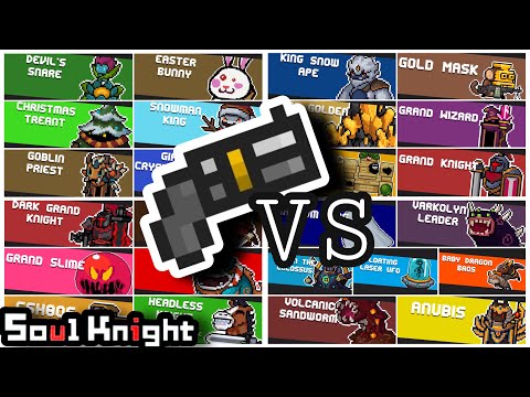 Bad Pistol vs ALL BOSSES in Soul Knight!