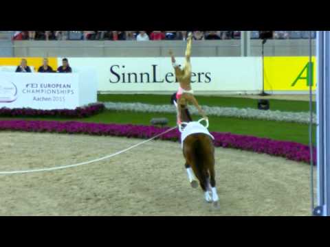 Katharina Luschin (Österreich) Kür auf der EM am 21.08.15