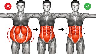 Burn Hanging Belly Fat in 7 Days with This 30-Min Standing Workout | Slim Waist Fast No Floor Needed
