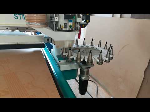 4x8 ATC CNC Wood Carving Machine with Tool Changer for Sale