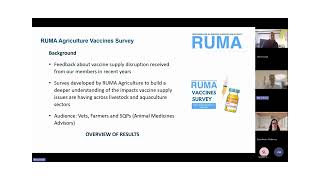 RUMA Agriculture Webinar - The future for vaccine Availability for the UK animal health market