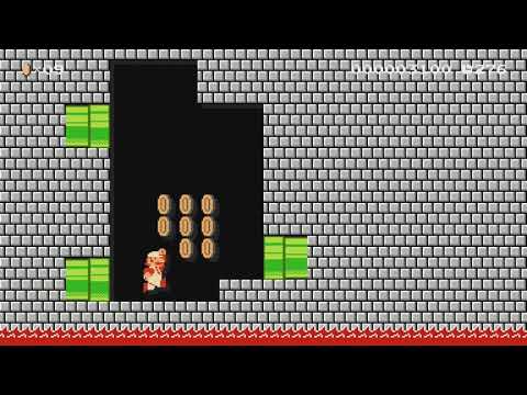 MARIO LOOP 1-4 by レクク - Super Mario Maker - No Commentary 1br