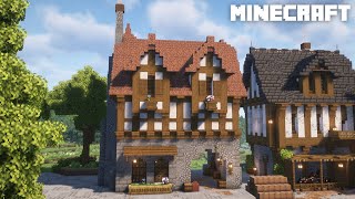 Minecraft: How to build a Medieval Bakery | Minecraft Tutorial