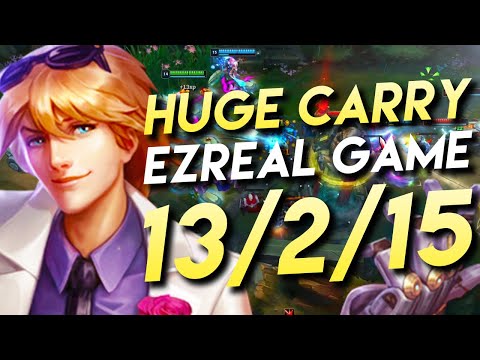 HUGE CARRY EZREAL GAME - Full Ezreal Gameplay