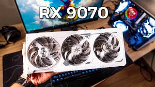 jogando com a RX 9070 da AMD !!! concorrente da RTX 5070