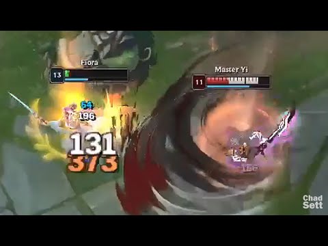Wait for Fiora vs Master Yi Intense Fight..