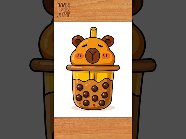 Vídeo relacionado con Kawaii Capibara Beber Bubble Tea Boba Capybara Niñas Niños Camiseta