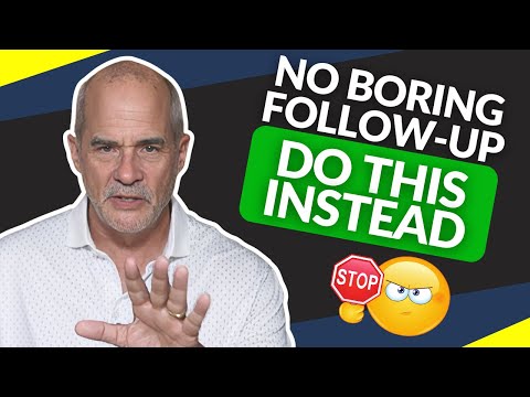 Stop Doing Boring Follow-Up (Do This Instead) | 5 Minute Sales Training