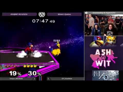 Tempo | Westballz (Falco) vs. OP | Voorhese (Fox, Pikachu) - ASH@WIT #63 Melee Winner's Quarters