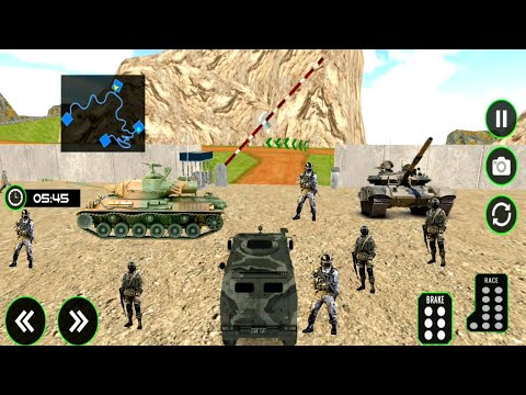 US Army Ambulance Drive Game 🎯 Army Ambulance Simulation Game 🔥 Android Gameplay