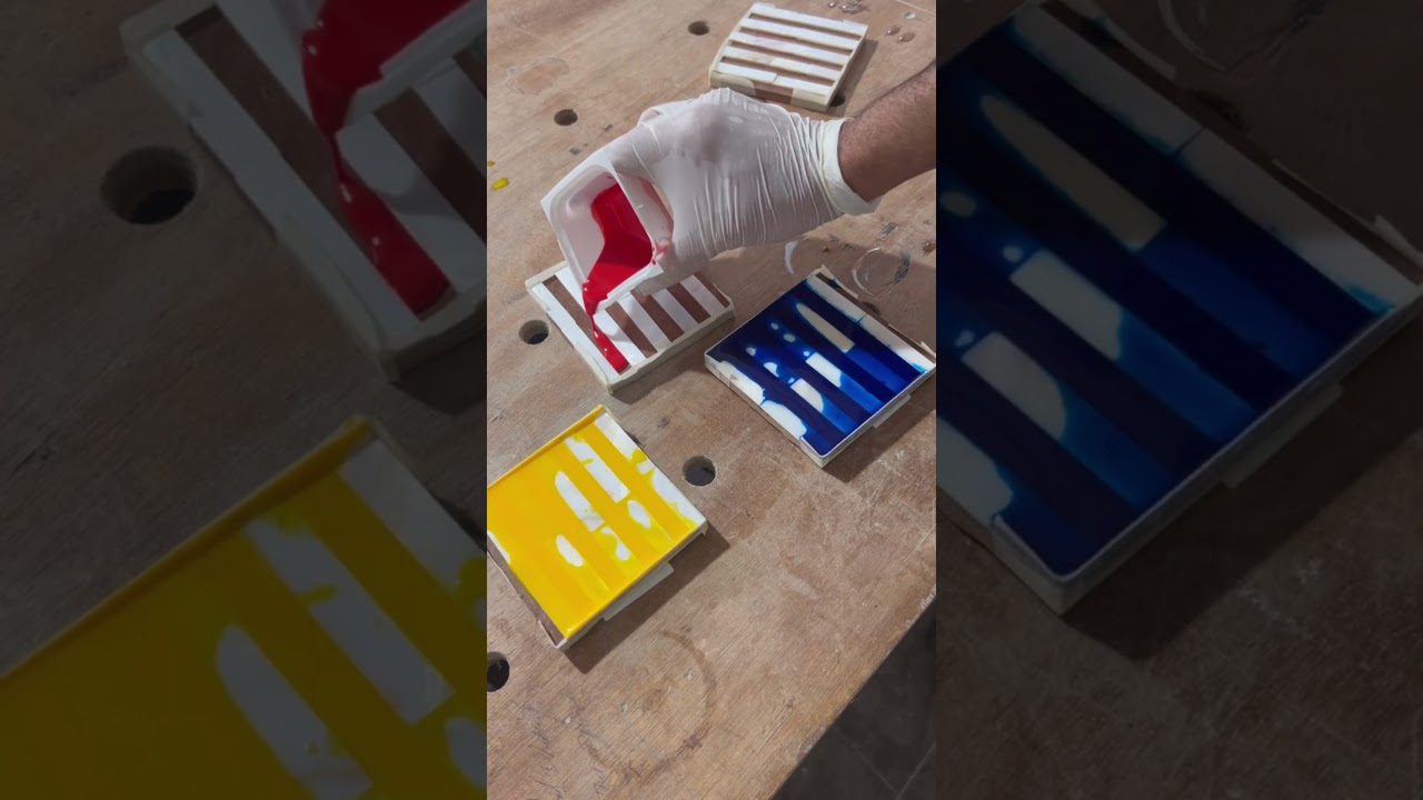 Stripe Pattern Coasters ✨