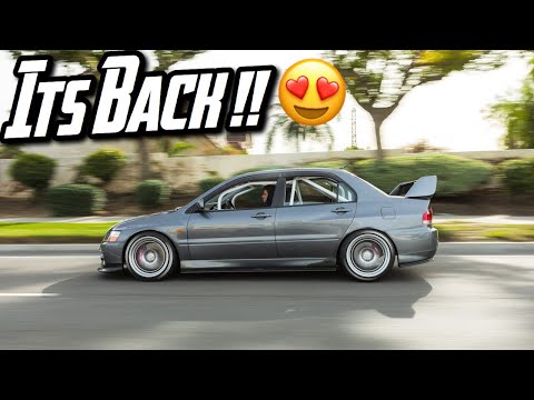 MY MITSUBISHI EVO IX FINALLY RUNS!!