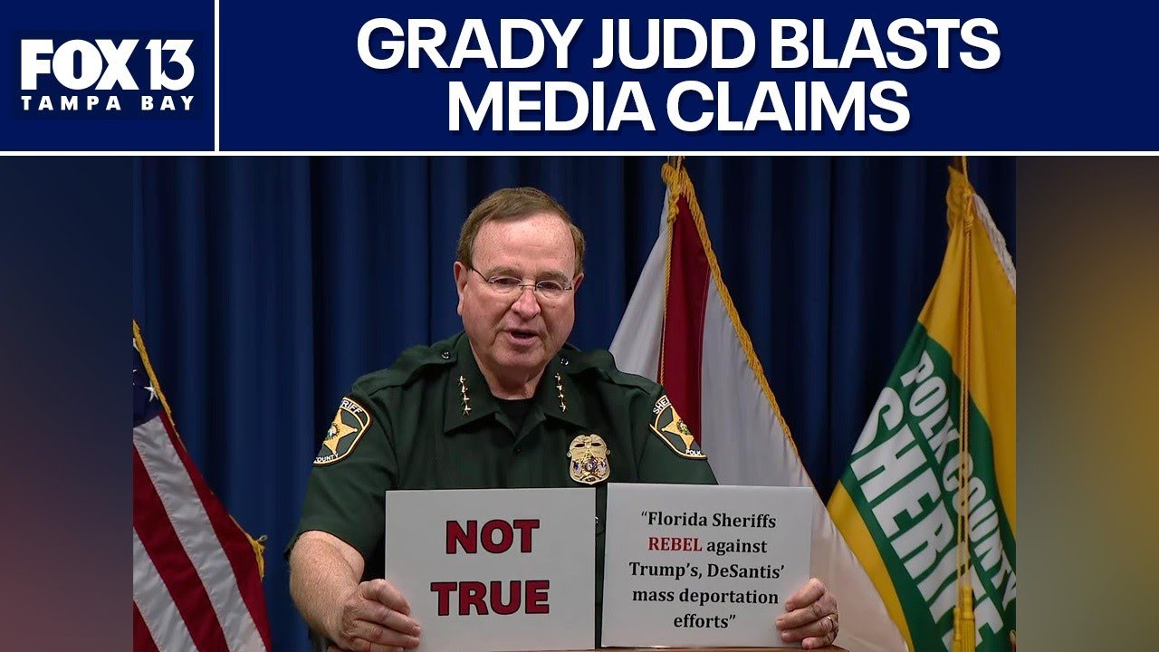 Sheriff Grady Judd fights back against claims he criticizes federal immigration efforts