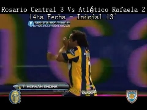 Rosario Central 3 Vs Atlético Rafaela 2 - 14ta Fecha - Inicial 13'